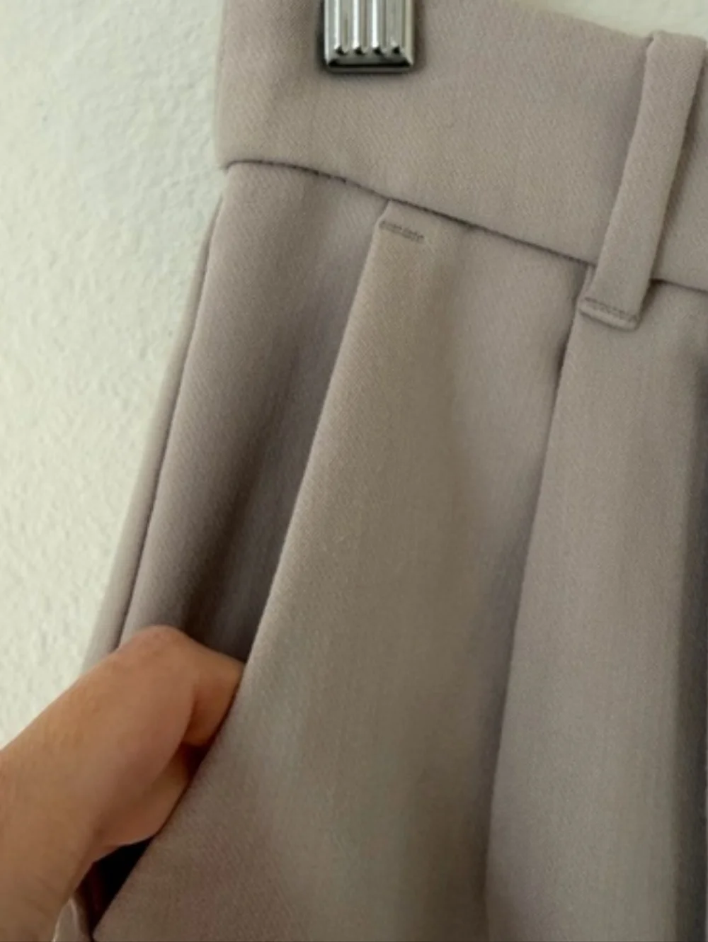 Abercrombie & Fitch Sloane Pant Wide Leg Trouser Pleated Small Stretchy NWOT - Picture 7 of 11